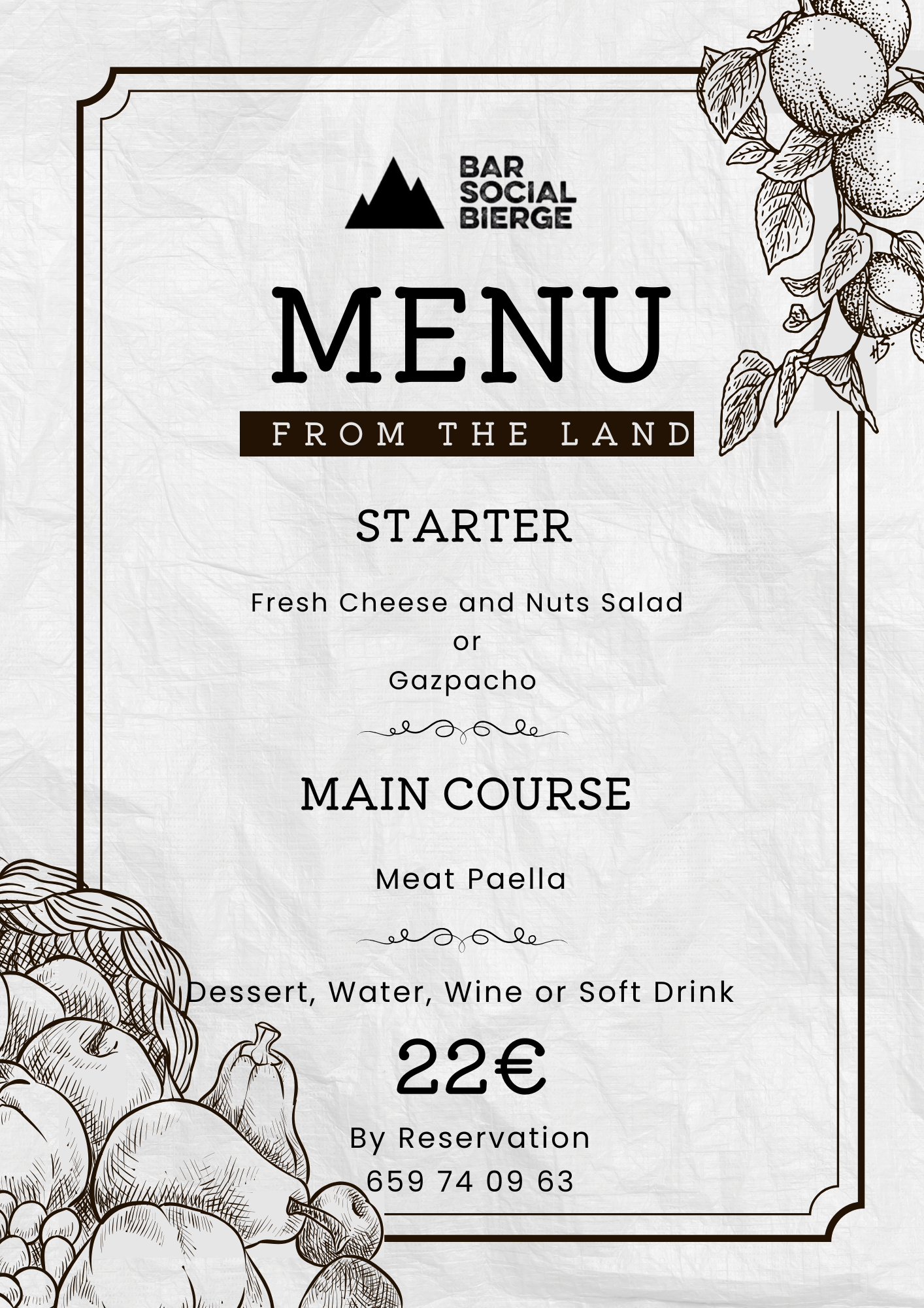 Earth Menu